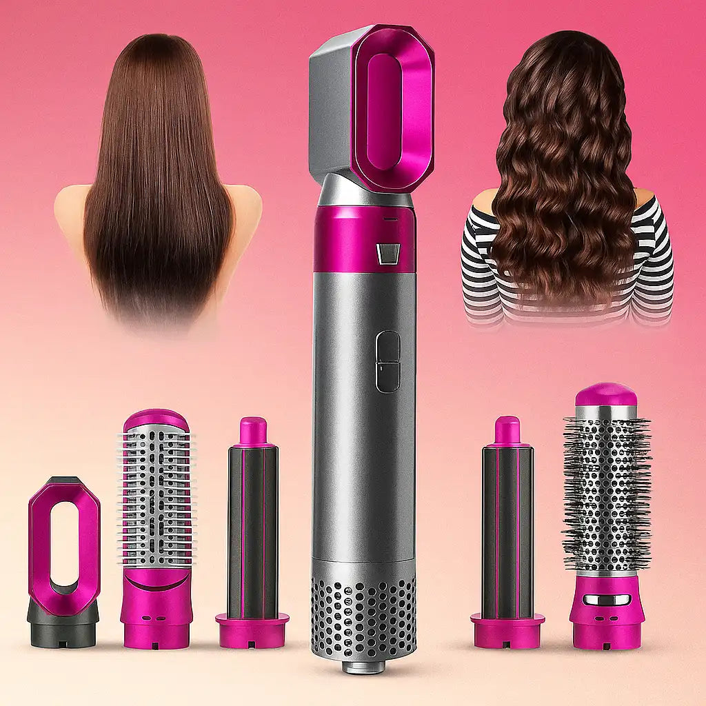 Cepillo Secador para Cabello Multifuncional 5 en 1